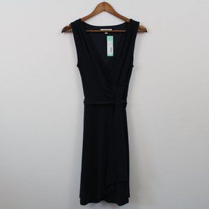 41 Hawthorn Navy Blue Wrap Style Tie Dress